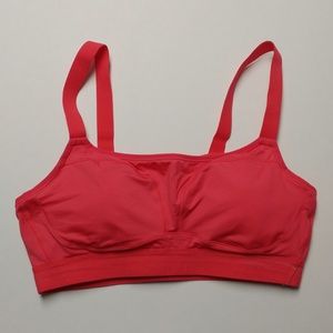 Half Moon Active sports bra sz M red coral